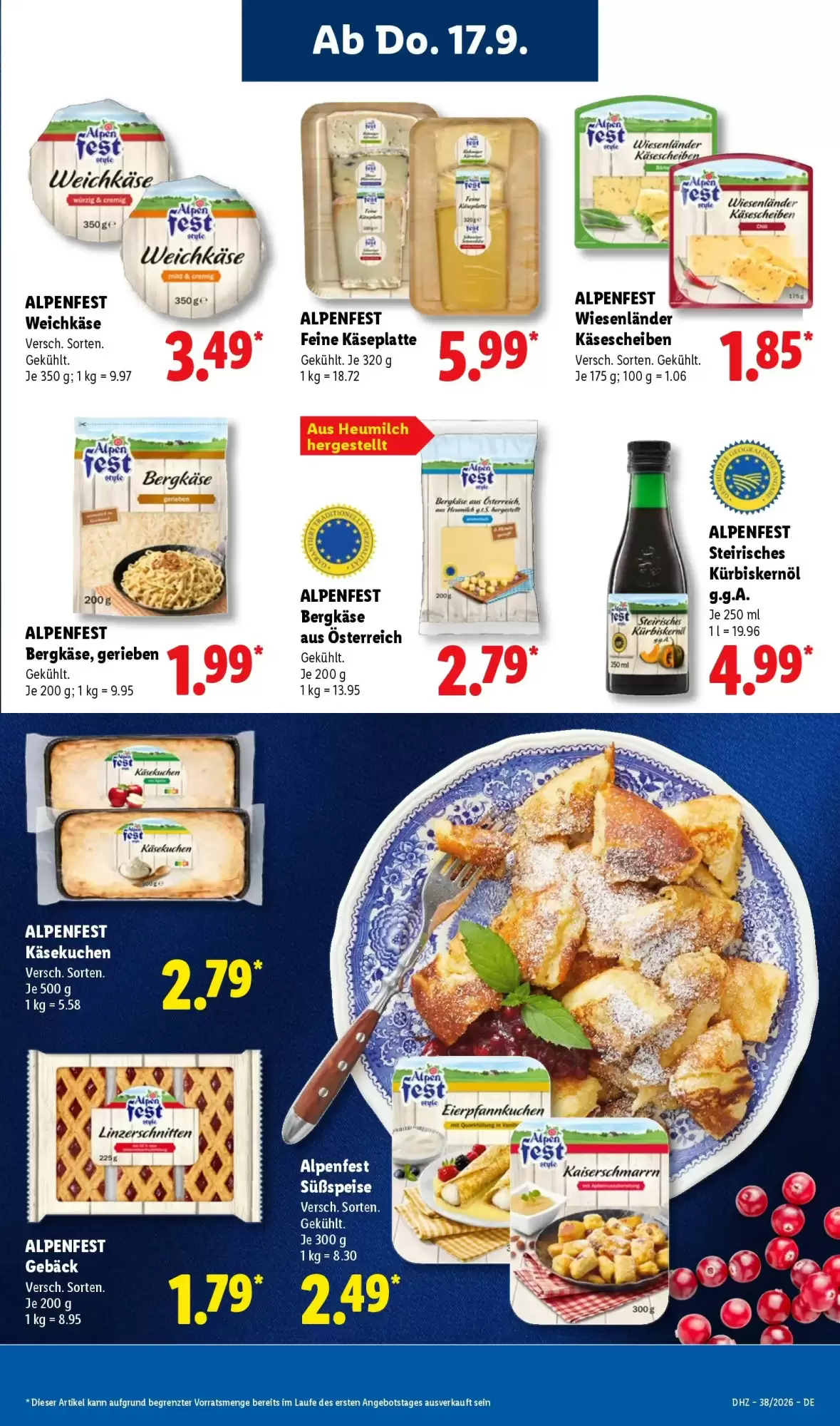 Lidl Prospekt Ab 14.09.2026 Bis 19.09.2026 - Bild 1 Ab 14.09.2026