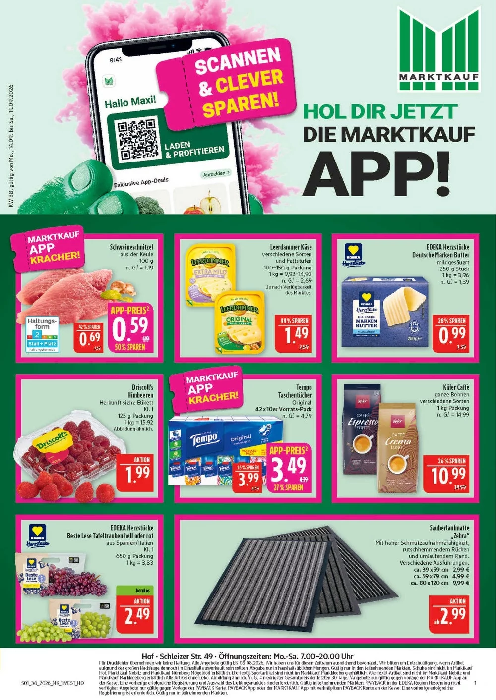 Marktkauf Prospekt Ab 14.09.2026 Bis 19.09.2026 - Bild 1 Ab 14.09.2026