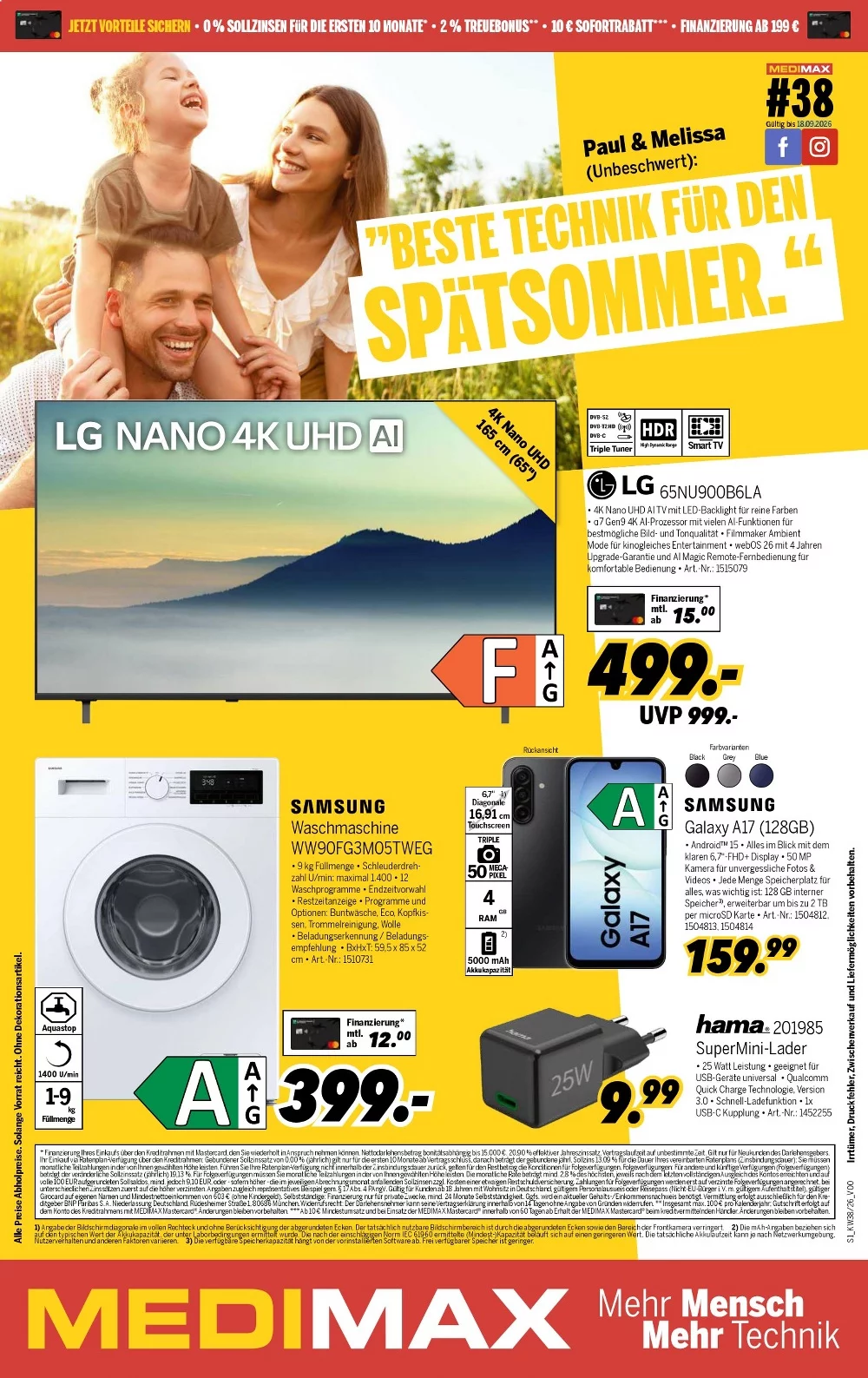 Medimax Prospekt Ab 11.09.2026 Bis 17.09.2026 Nächste Woche - Bild 1 Ab 11.09.2026