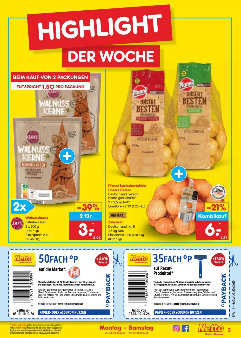 Netto Marken Discount Prospekt 05.10.2026 Bis 10.10.2026 - Bild 1 Ab 05.10.2026