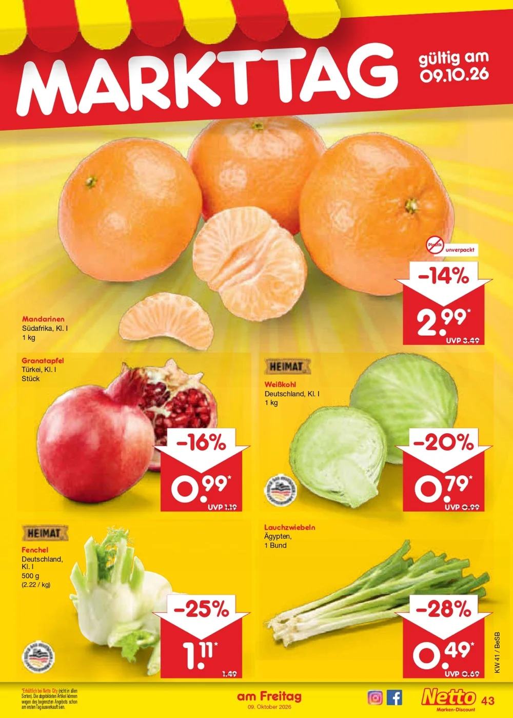 Netto Marken Discount Prospekt 05.10.2026 Bis 10.10.2026 - Bild 1 Ab 05.10.2026