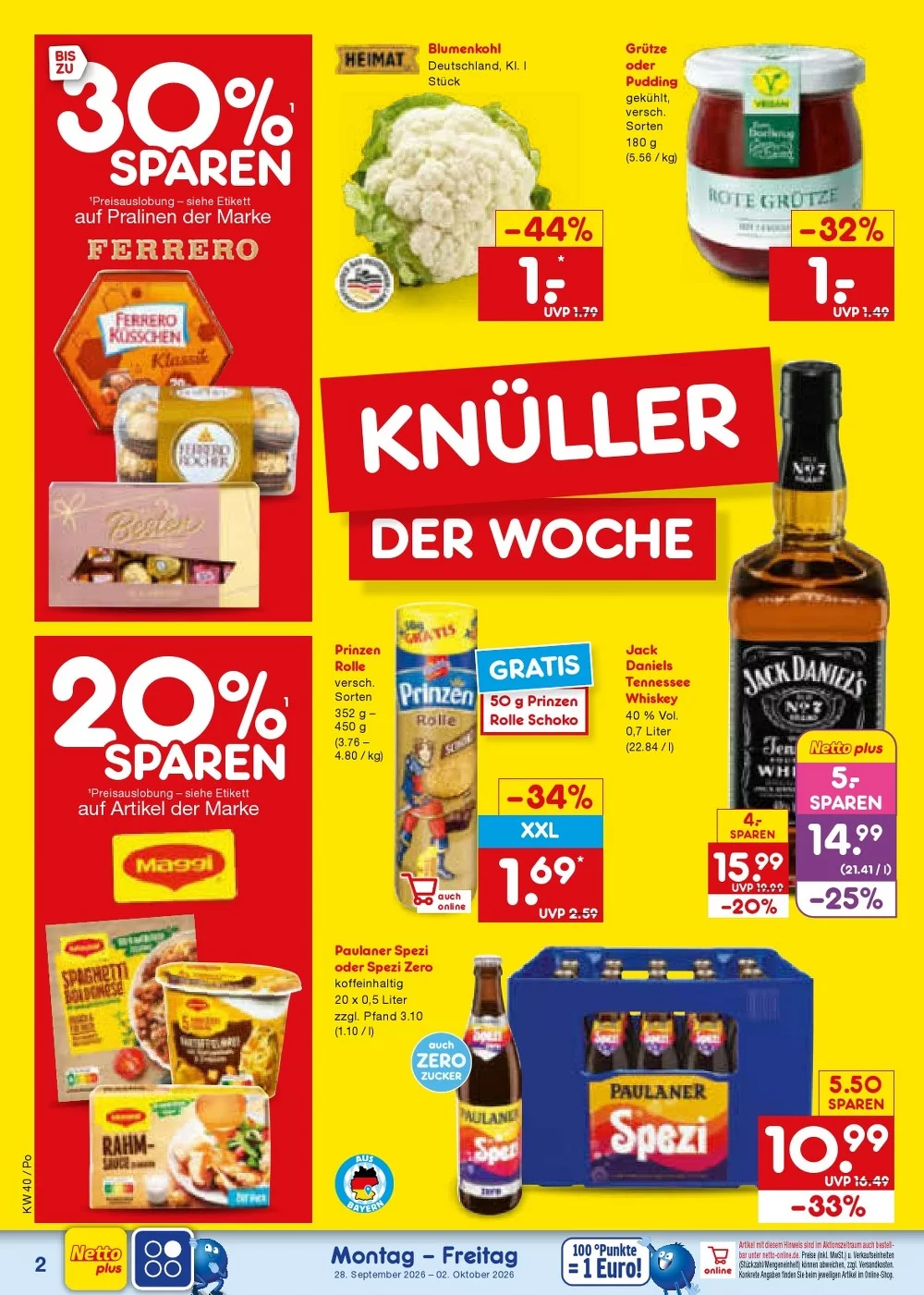 Netto Marken-Discount Prospekt Ab 28.09.2026 Bis 02.10.2026 Nächste Woche - Bild 2 Ab 28.09.2026