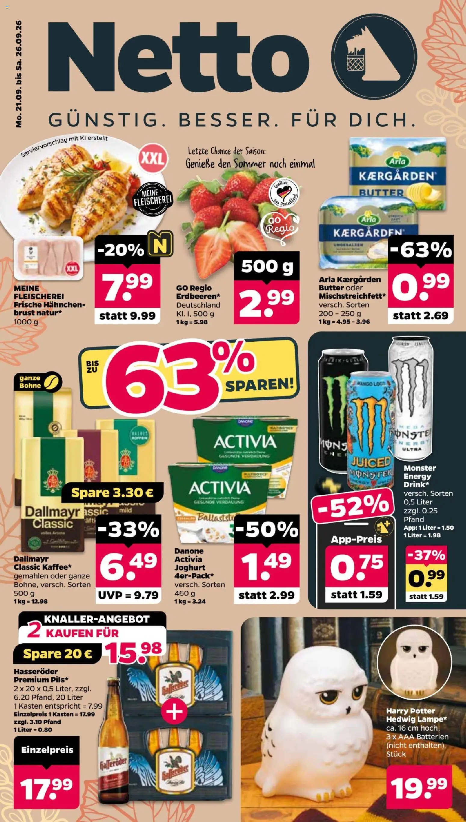 Netto (Scottie) Prospekt Ab 21.09.2026 Bis 26.09.2026 - Bild 1 Ab 21.09.2026