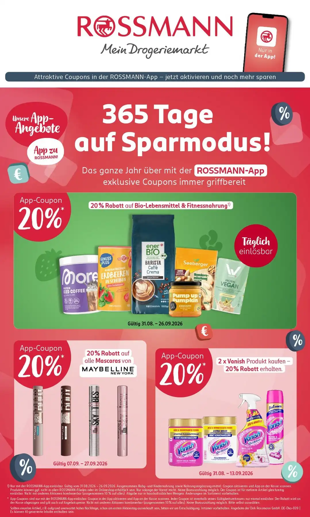 Rossmann Prospekt Gültig Vom 07.09.2026 Bis 12.09.2026 - Bild 1 Ab 07.09.2026