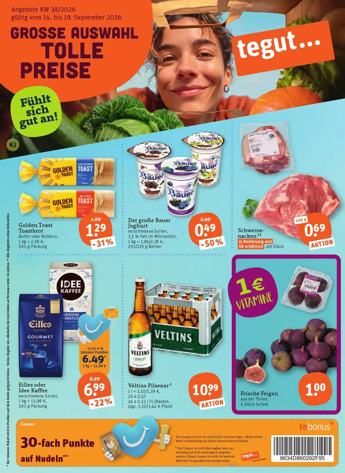 Tegut Prospekt Ab 14.09.2026 Bis 19.09.2026 - Bild 1 Ab 14.09.2026
