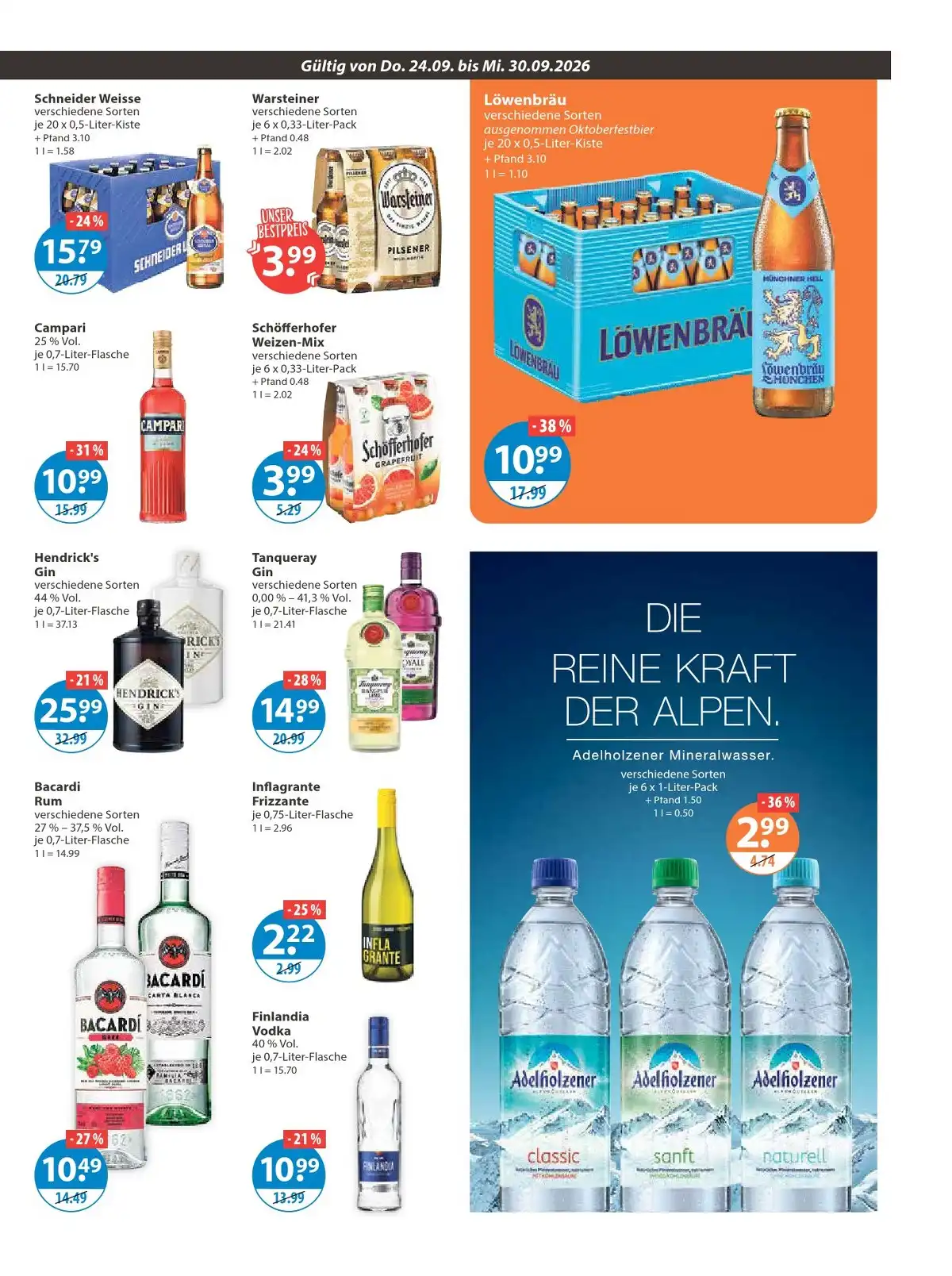 V-Markt Prospekt Gültig Vom 24.09.2026 Bis 30.09.2026 - Bild 1 Ab 24.09.2026