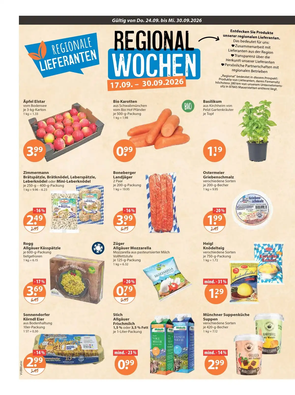V-Markt Prospekt Gültig Vom 24.09.2026 Bis 30.09.2026 - Bild 2 Ab 24.09.2026