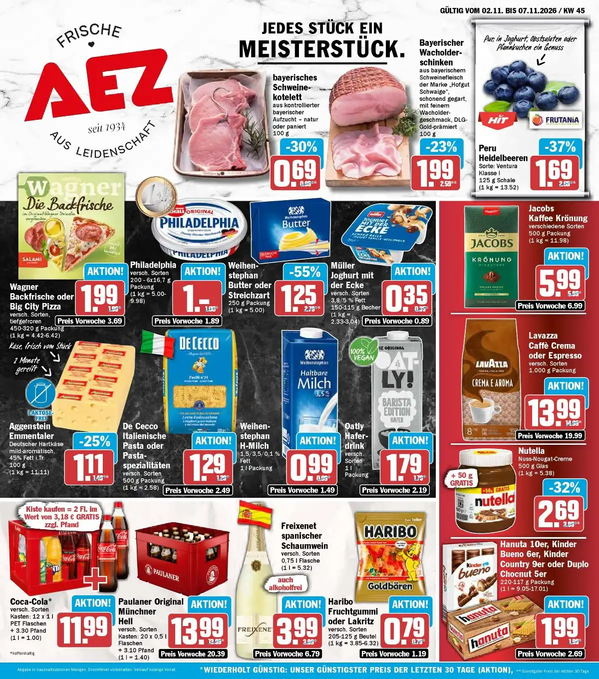 Aez Prospekt Ab 02.11.2026 Bis 07.11.2026 - Bild 1 Ab 02.11.2026