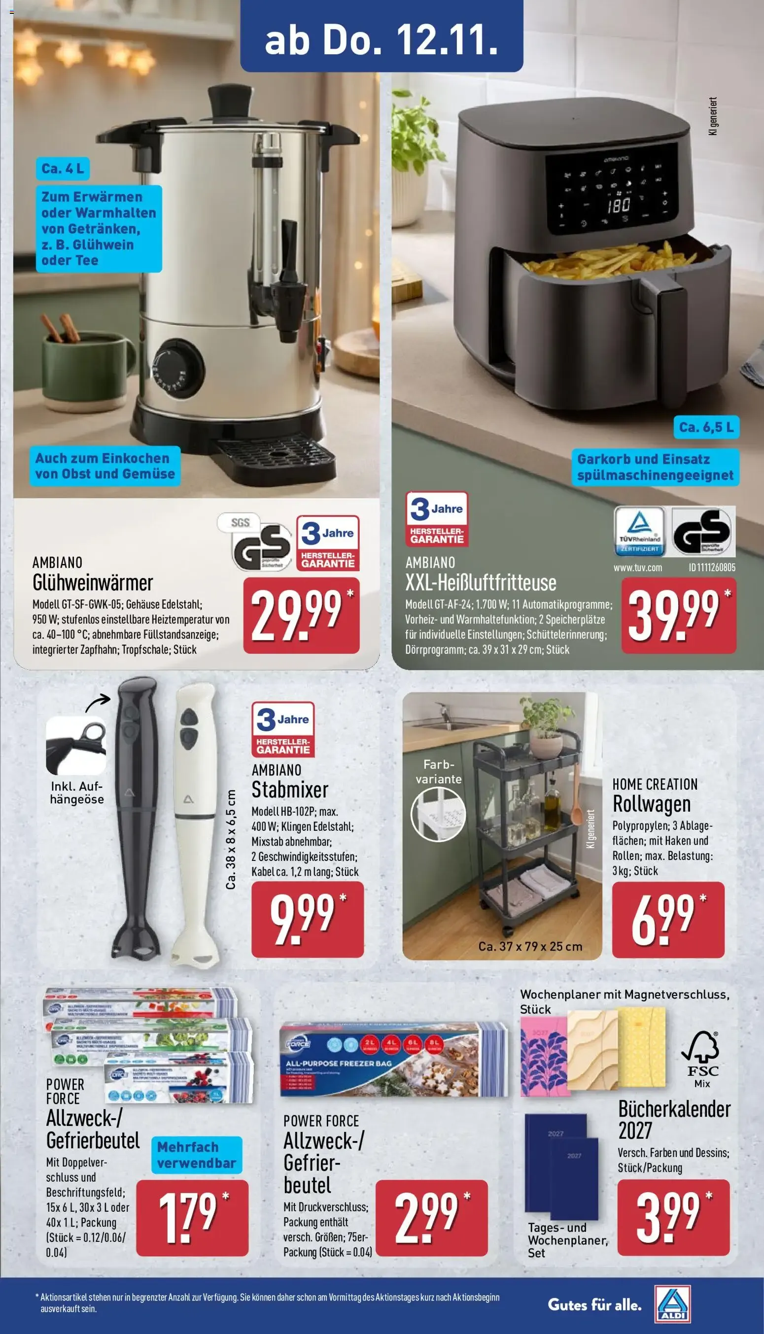 Aldi Nord Prospekt Gültig Vom 09.11.2026 Bis 14.11.2026 - Bild 4 Ab 09.11.2026