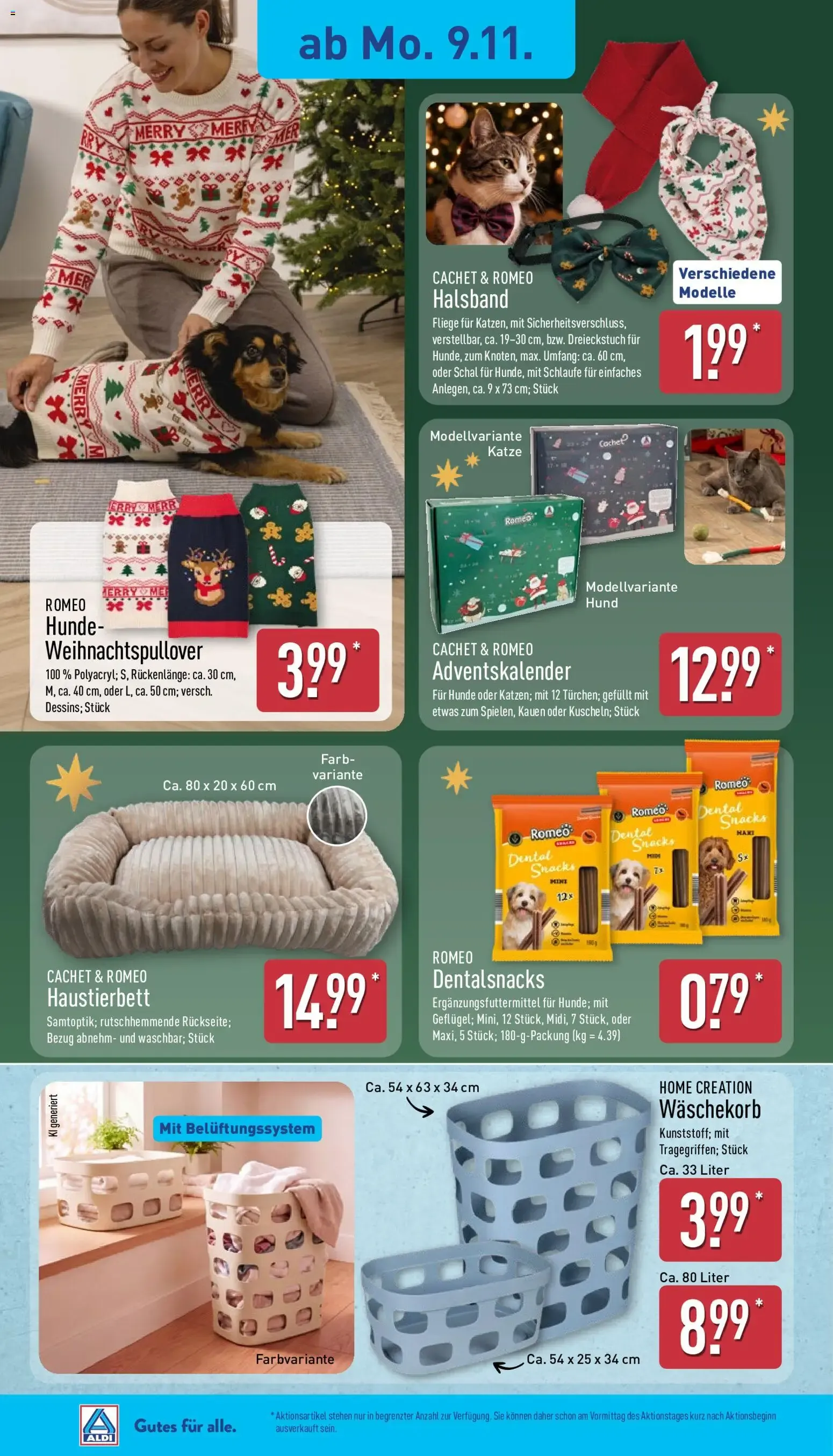 Aldi Nord Prospekt Gültig Vom 09.11.2026 Bis 14.11.2026 - Bild 1 Ab 09.11.2026