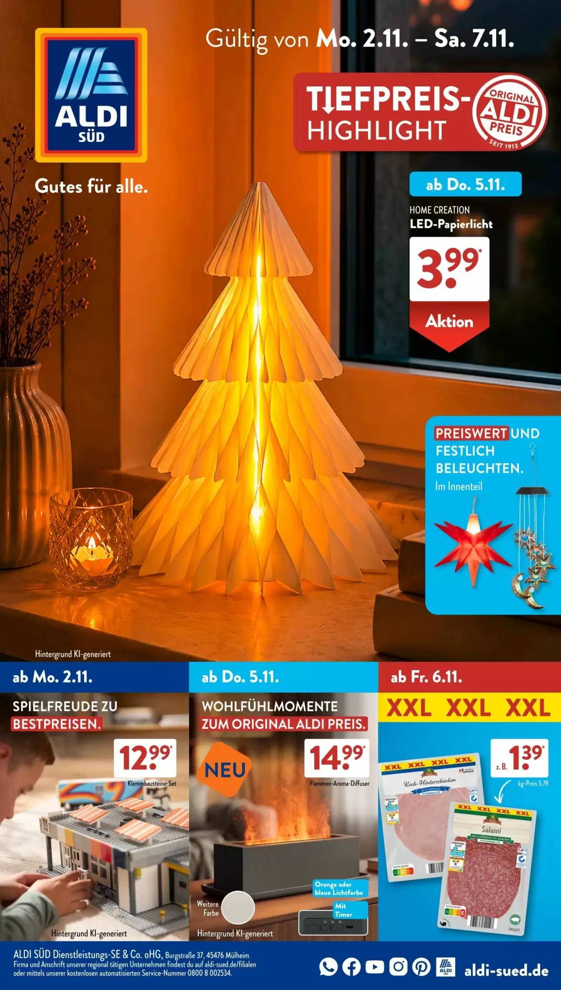 Aldi Süd Prospekt Ab 02.11.2026 Bis 07.11.2026 - Bild 1 Ab 02.11.2026