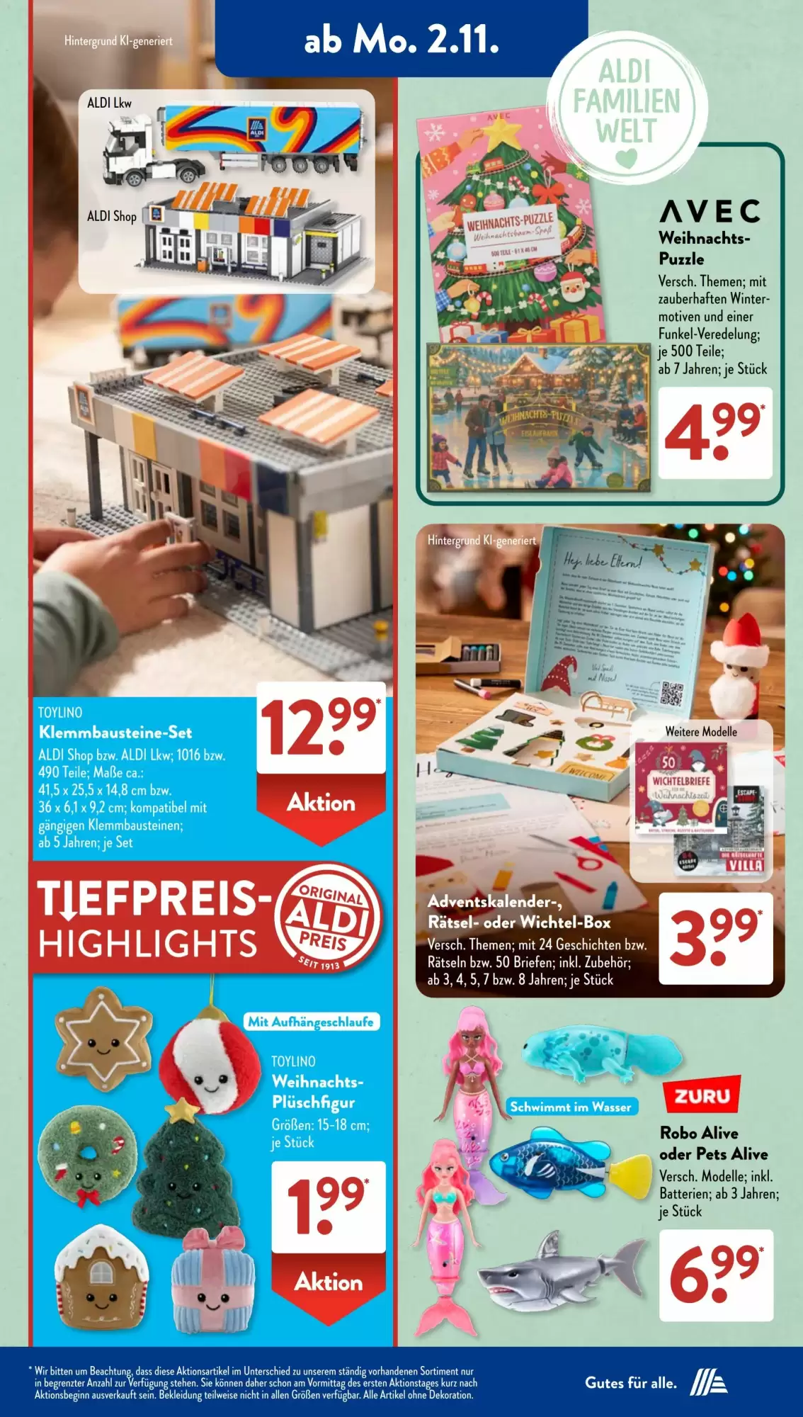 Aldi Süd Prospekt Ab 02.11.2026 Bis 07.11.2026 - Bild 1 Ab 02.11.2026