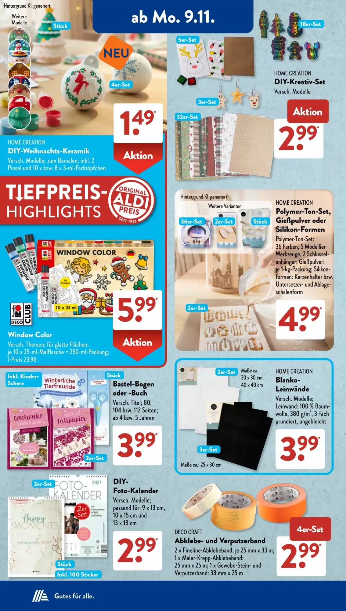 Aldi Süd Prospekt Gültig Vom 09.11.2026 Bis 14.11.2026 - Bild 1 Ab 09.11.2026