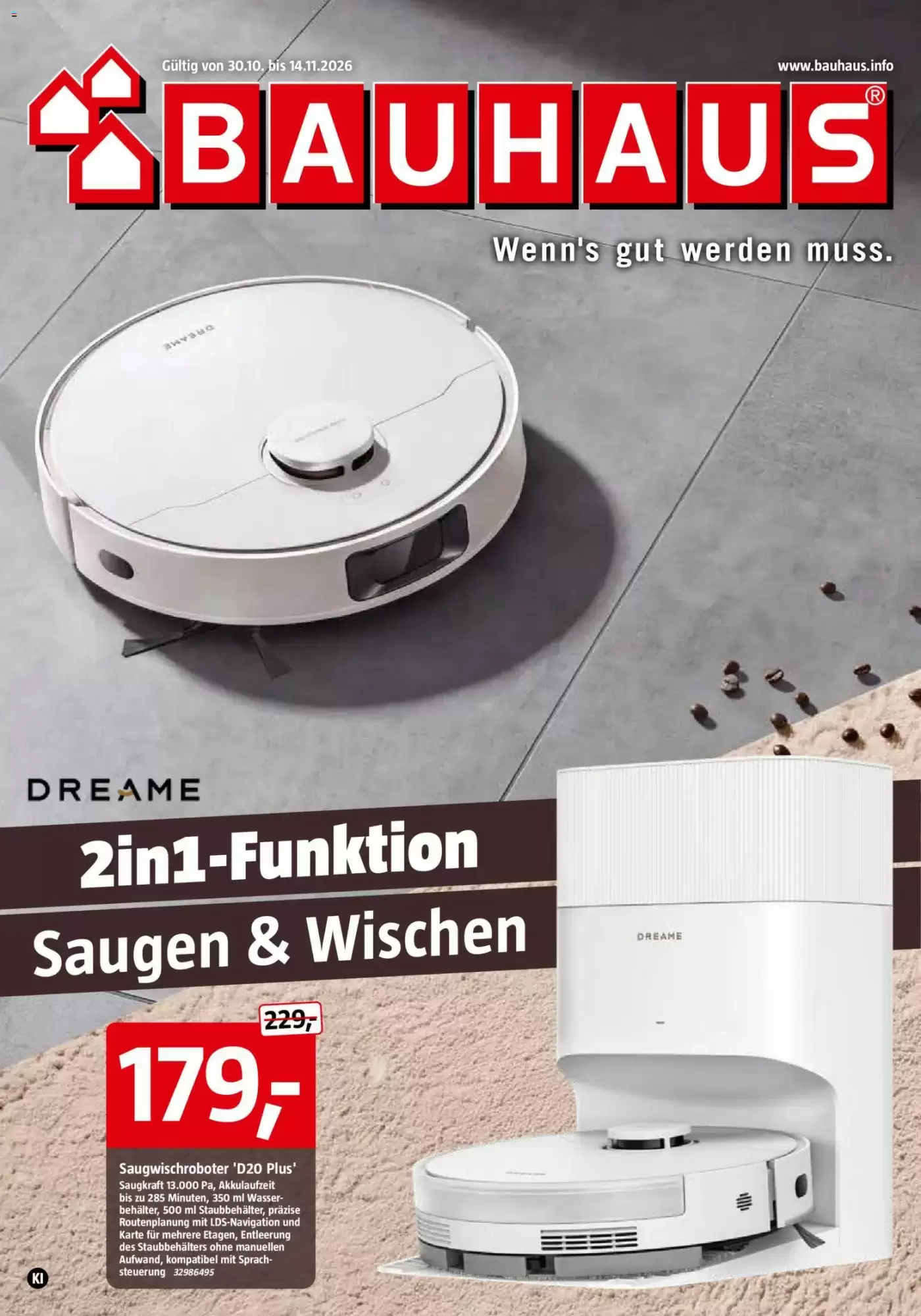 Bauhaus Prospekt Angebote November 2026 - Bild 1 Ab 30.10 - 14.11-2026