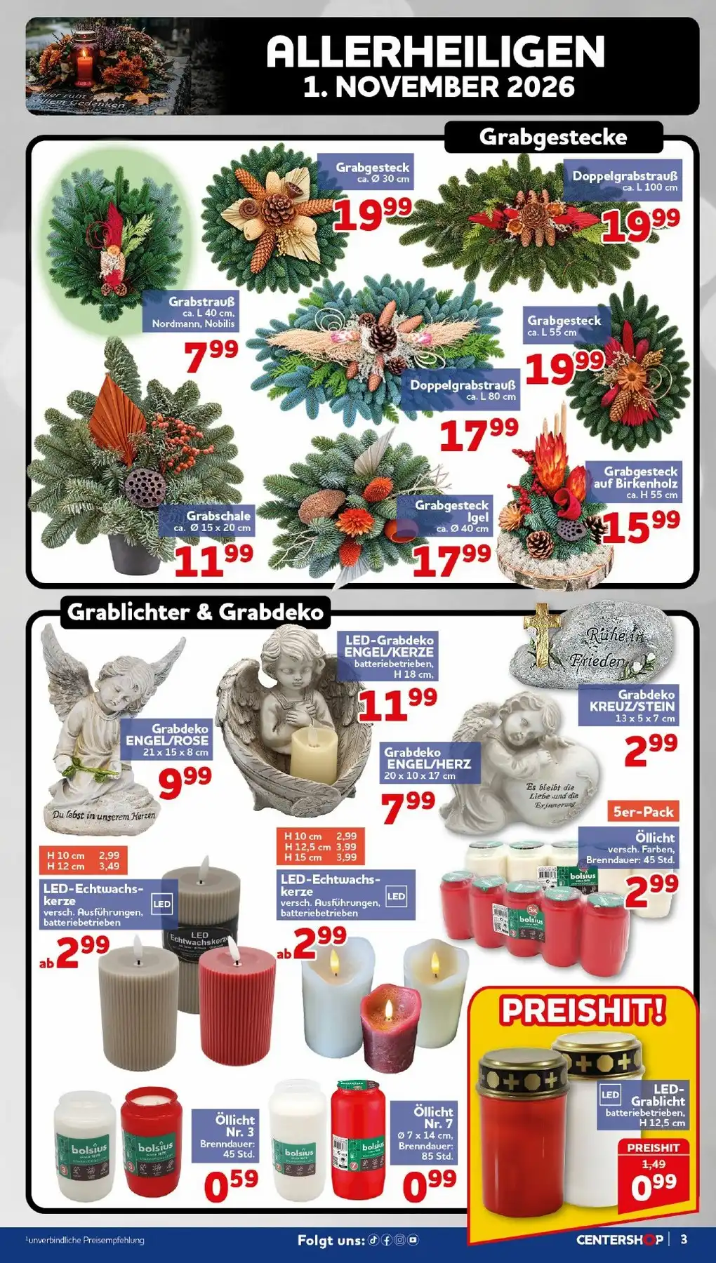 Centershop Prospekt Gültig Vom 12.10.2026 Bis 17.10.2026 - Bild 1 Ab 12.10.2026 Halloween