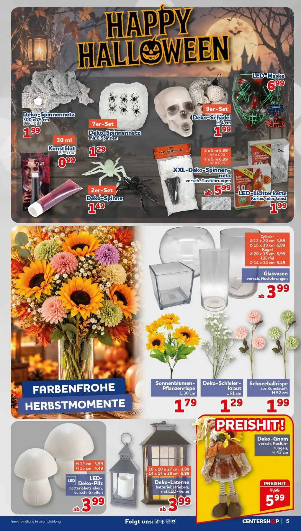 Centershop Prospekt Gültig Vom 12.10.2026 Bis 17.10.2026 - Bild 3 Ab 12.10.2026 Halloween