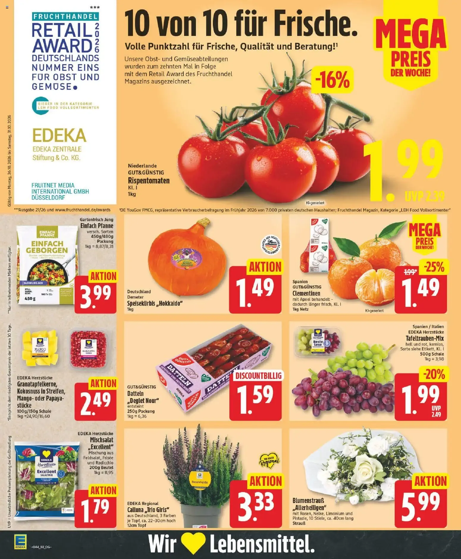 Edeka Nord Prospekt Ab 26.10.2026 Bis 31.10.2026 - Bild 2 Edeka Nord