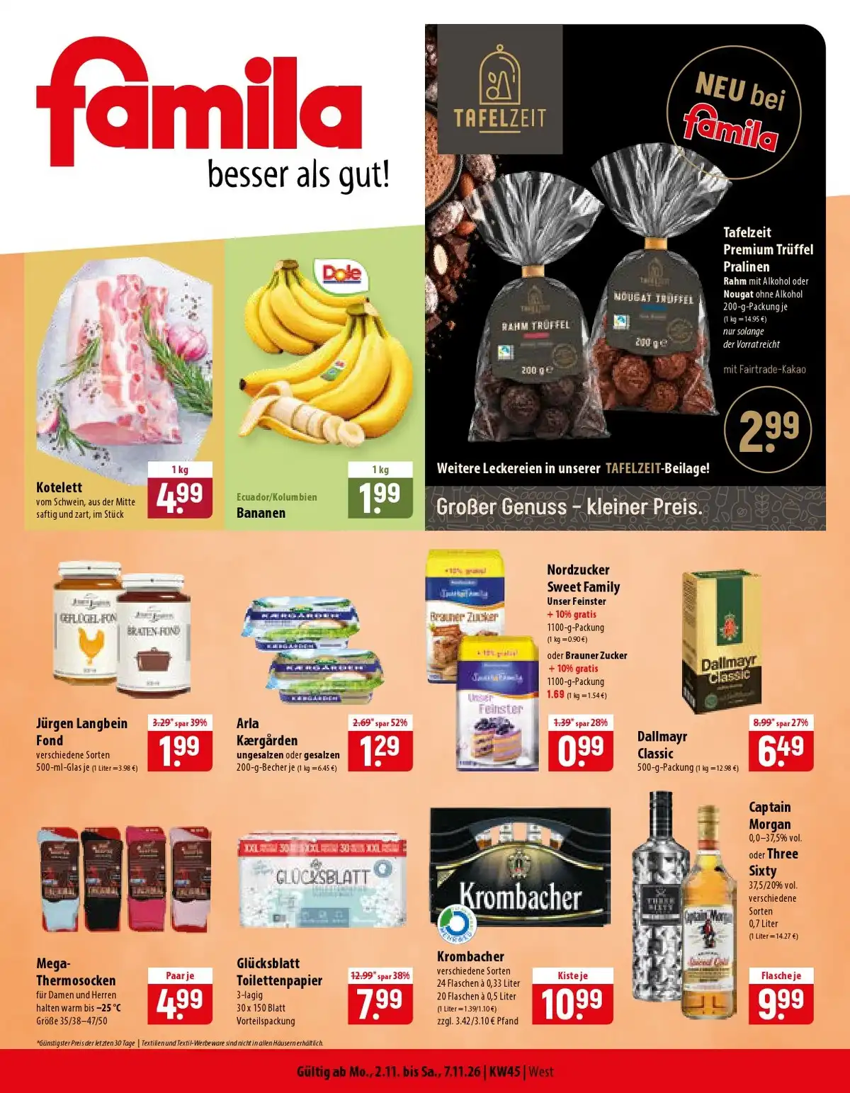 Famila Prospekt Ab 02.11.2026 Bis 07.11.2026 - Bild 1 Ab 02.11.2026