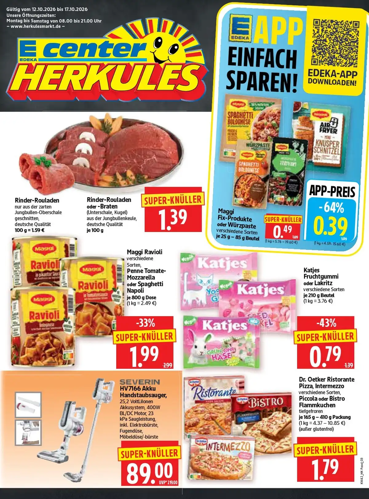 Herkules Prospekt Ab 12.10.2026 Bis 17.10.2026 – Top Angebote - Bild 1 Ab 12.10.2026