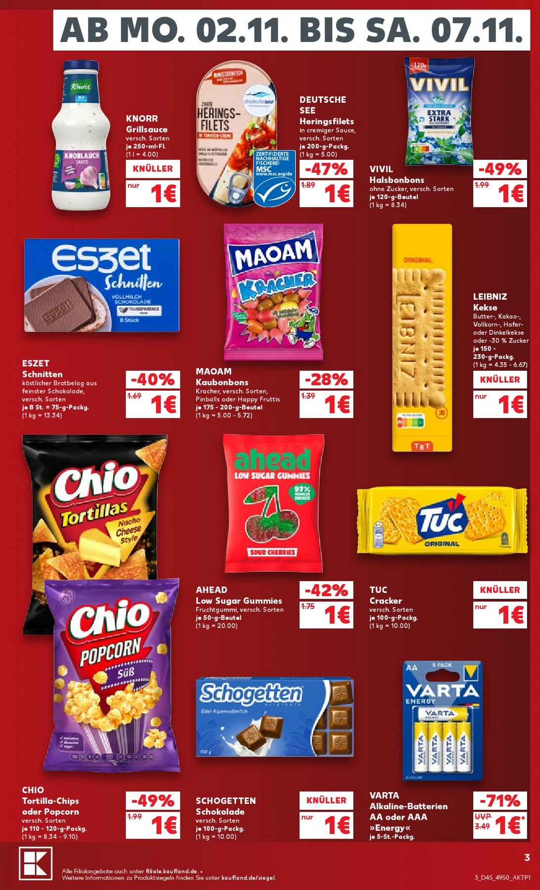 Kaufland Prospekt 02.11.2026 Bis 07.11.2026 - Bild 1 Ab 02.11.2026