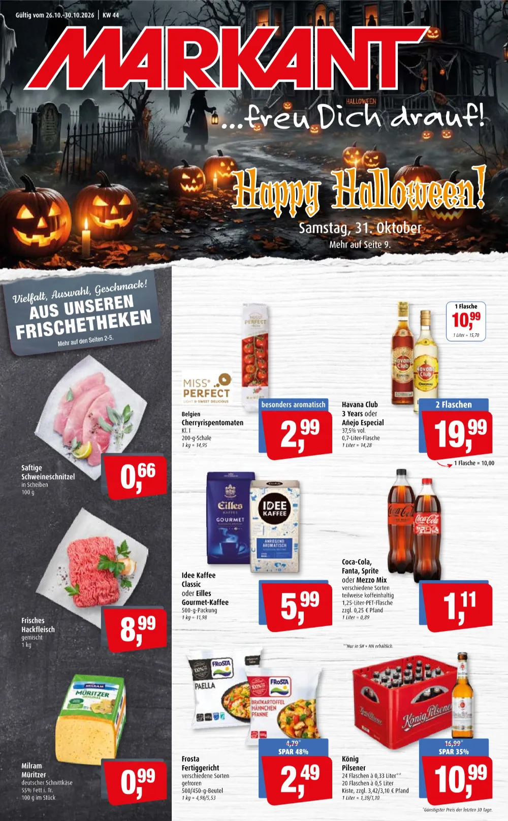 Markant Prospekt 26.10.2026 Bis 31.10.2026 Aktuelle Angebote - Bild 1 Ab 26.10.2026 Hallowwen