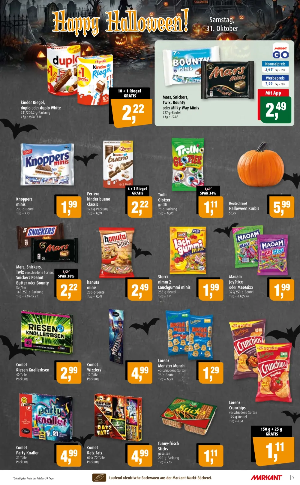 Markant Prospekt 26.10.2026 Bis 31.10.2026 Aktuelle Angebote - Bild 1 Ab 26.10.2026 Hallowwen