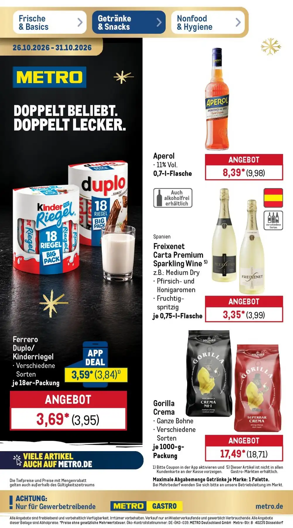 Ab 26.10.2026 Nonfood