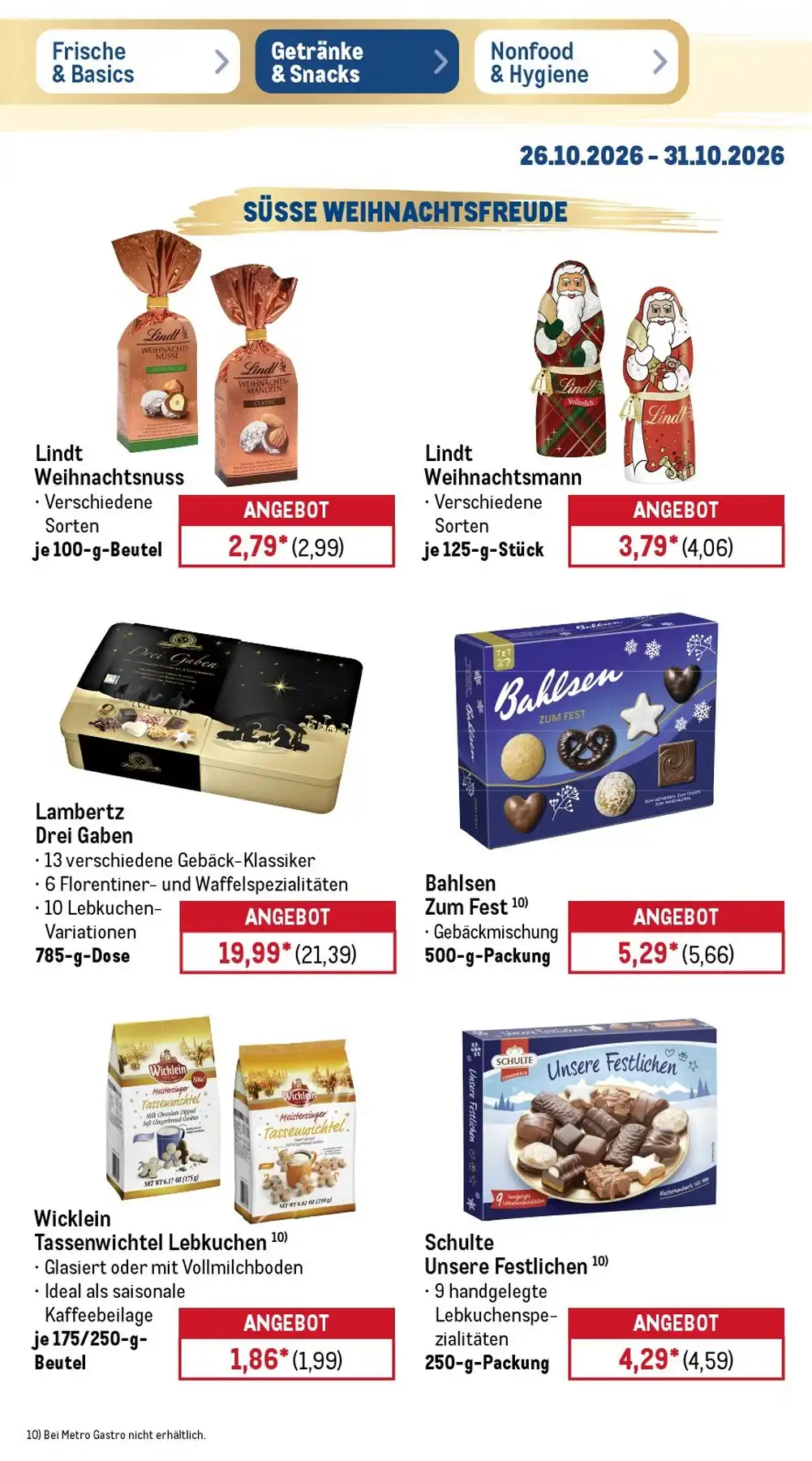 Metro Prospekt Food &Amp; Nonfood Ab 26.10.2026 Bis 31.10.2026 - Bild 2 Ab 26.10.2026 Nonfood