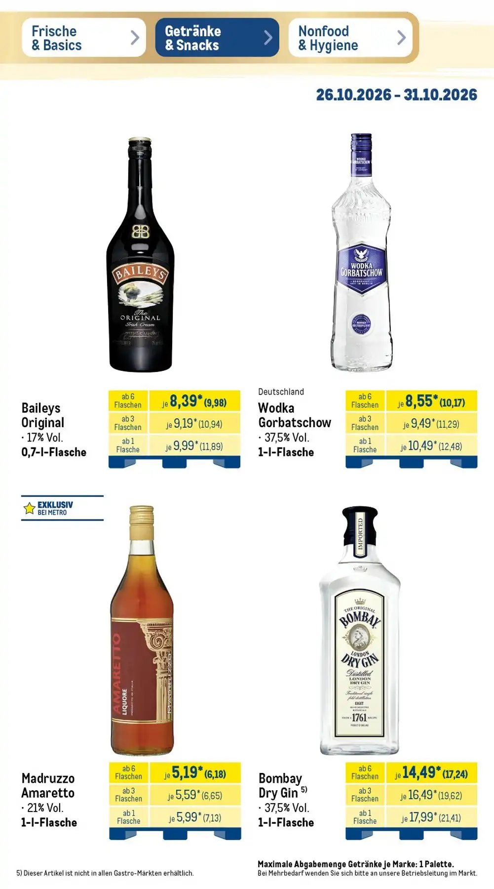 Metro Prospekt Food &Amp; Nonfood Ab 26.10.2026 Bis 31.10.2026 - Bild 4 Ab 26.10.2026 Nonfood