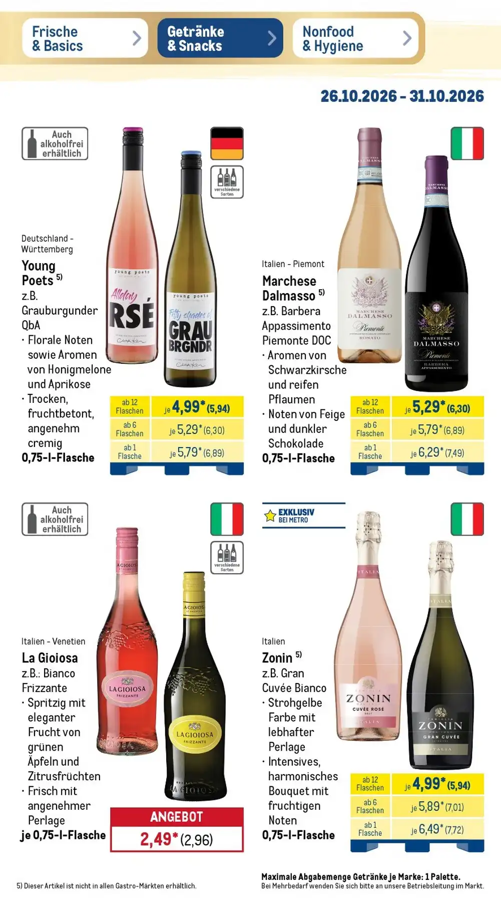 Metro Prospekt Food &Amp; Nonfood Ab 26.10.2026 Bis 31.10.2026 - Bild 6 Ab 26.10.2026 Nonfood