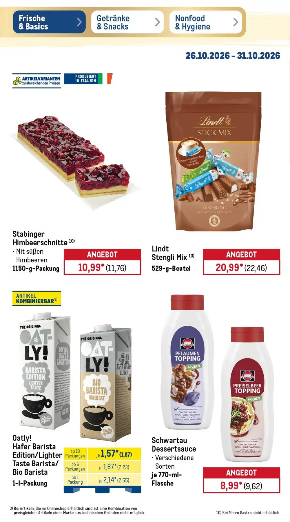 Metro Prospekt Food &Amp; Nonfood Ab 26.10.2026 Bis 31.10.2026 - Bild 4 Ab 26.10.2026 Nonfood