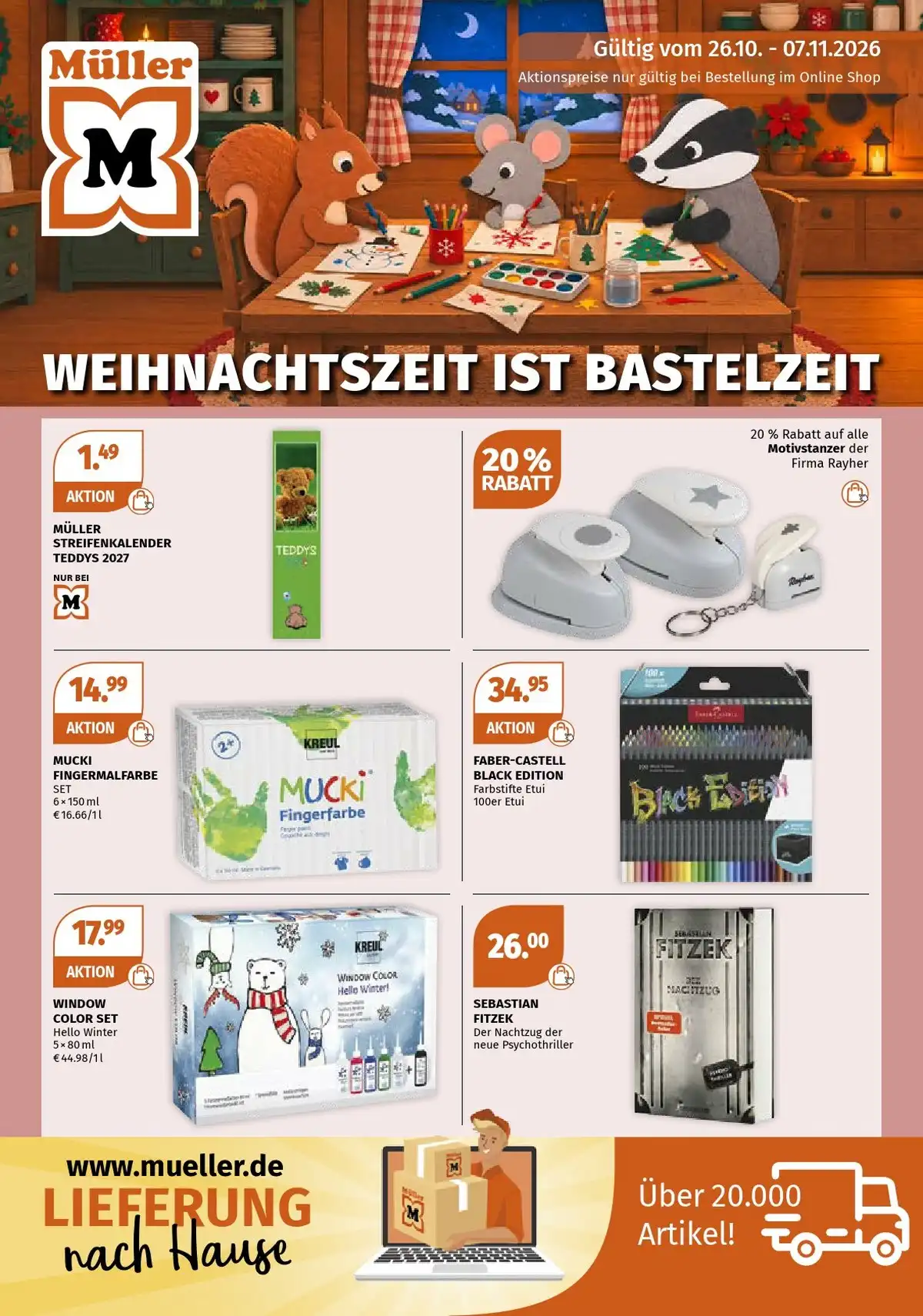 Müller Prospekt Vom 26.10.2026 Bis 31.10.2026 - Bild 1 Ab 26.10.2026