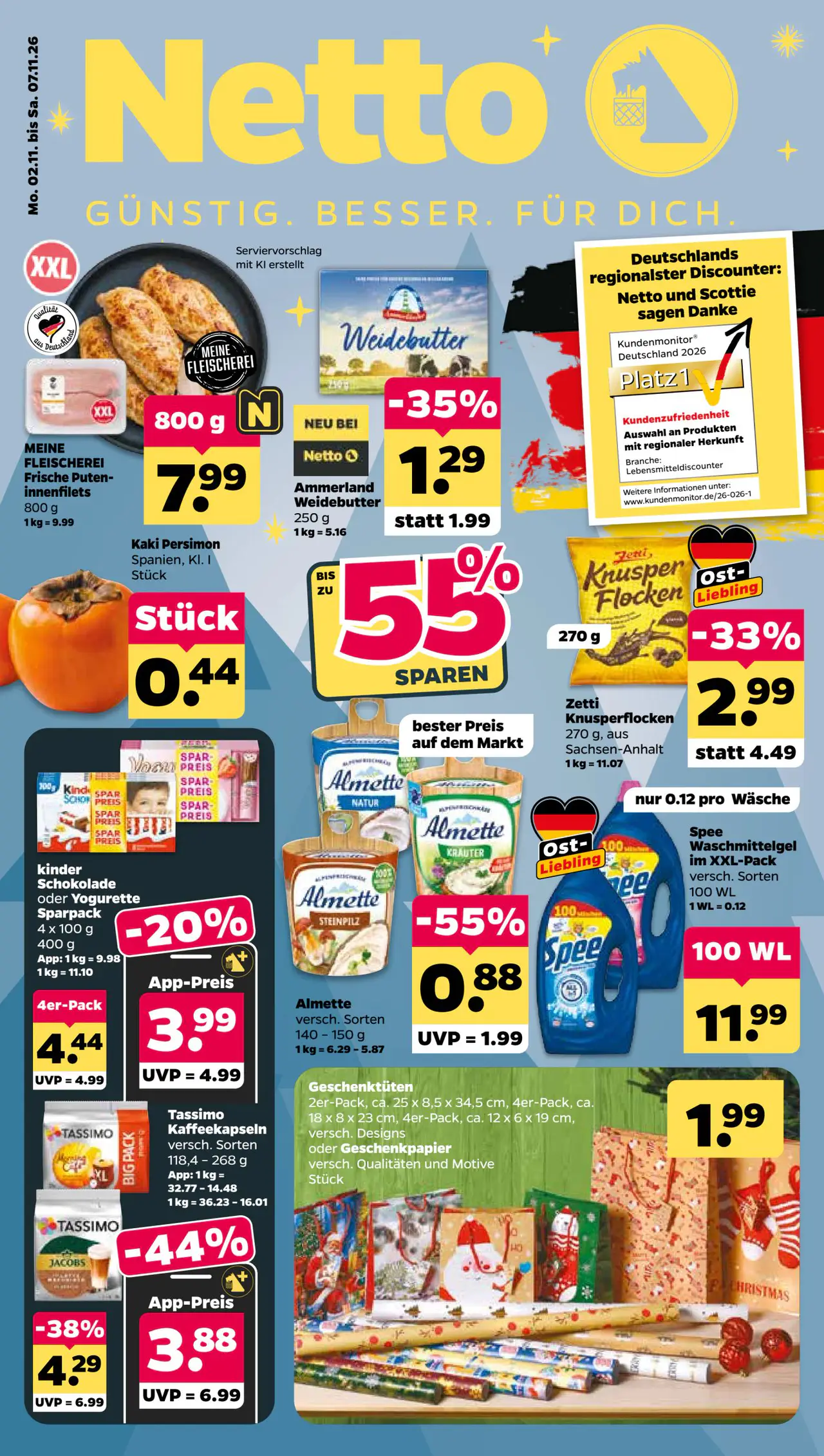 Netto (Scottie) Prospekt Ab 02.11.2026 Bis 07.11.2026 - Bild 1 Ab 02.11.2026