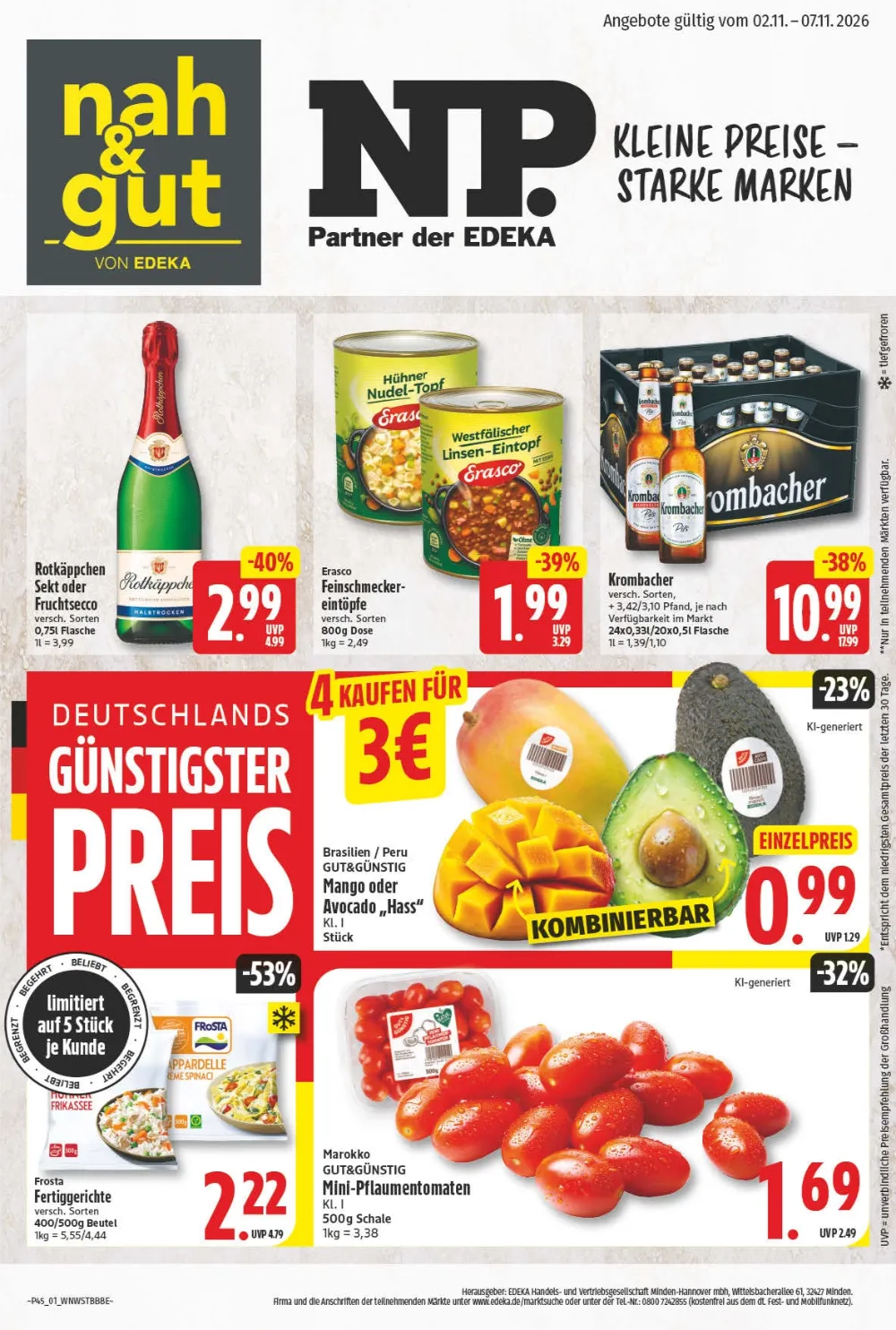 Nah &Amp; Gut - Np Prospekt Vom 02.11.2026 Bis 07.11.2026 Nächste Woche - Bild 1 Ab 02.11.2026
