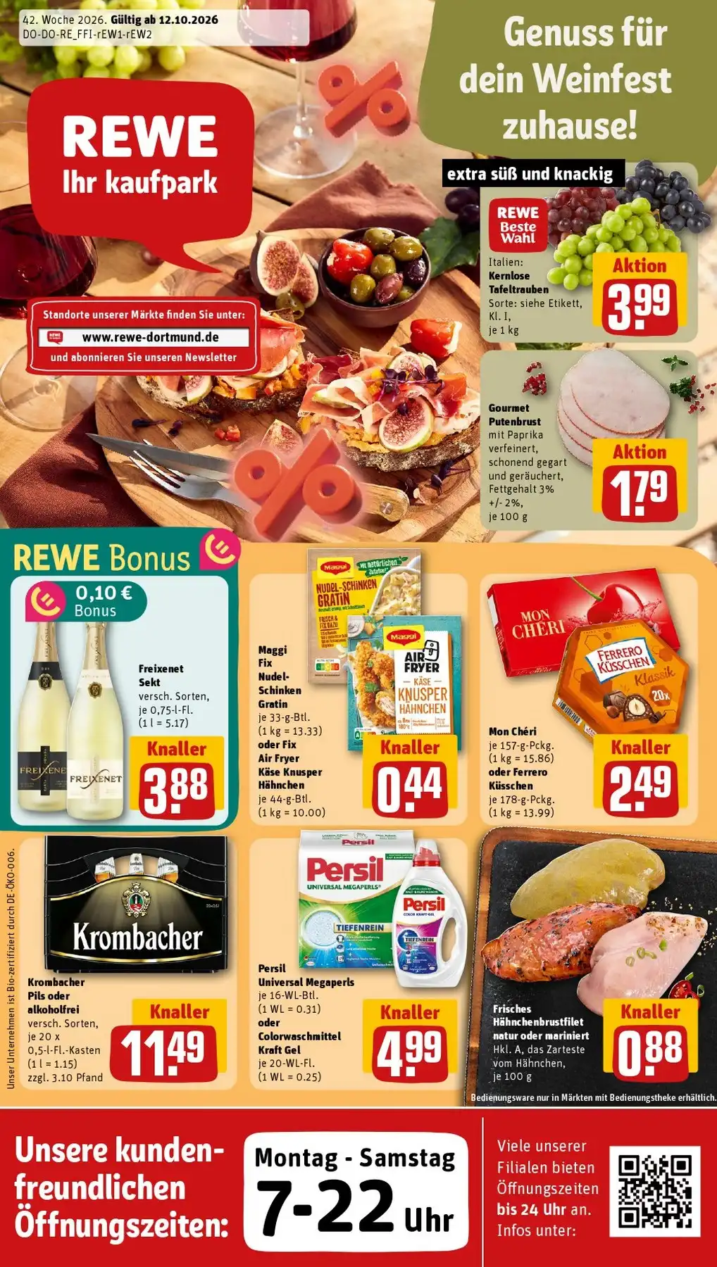 Rewe Kaufpark Prospekt Vom 19.10.2026 Bis 24.10.2026 Nächste Woche - Bild 1 Ab 12.10.2026