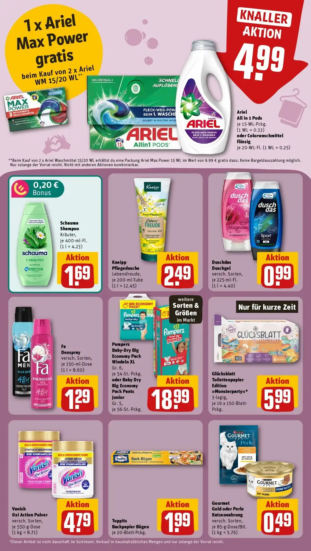 Rewe Petz Prospekt Angebote Ab 19.10.2026 Bis 24.10.2026 Nächste Woche - Bild 2 Ab 12.10.2026