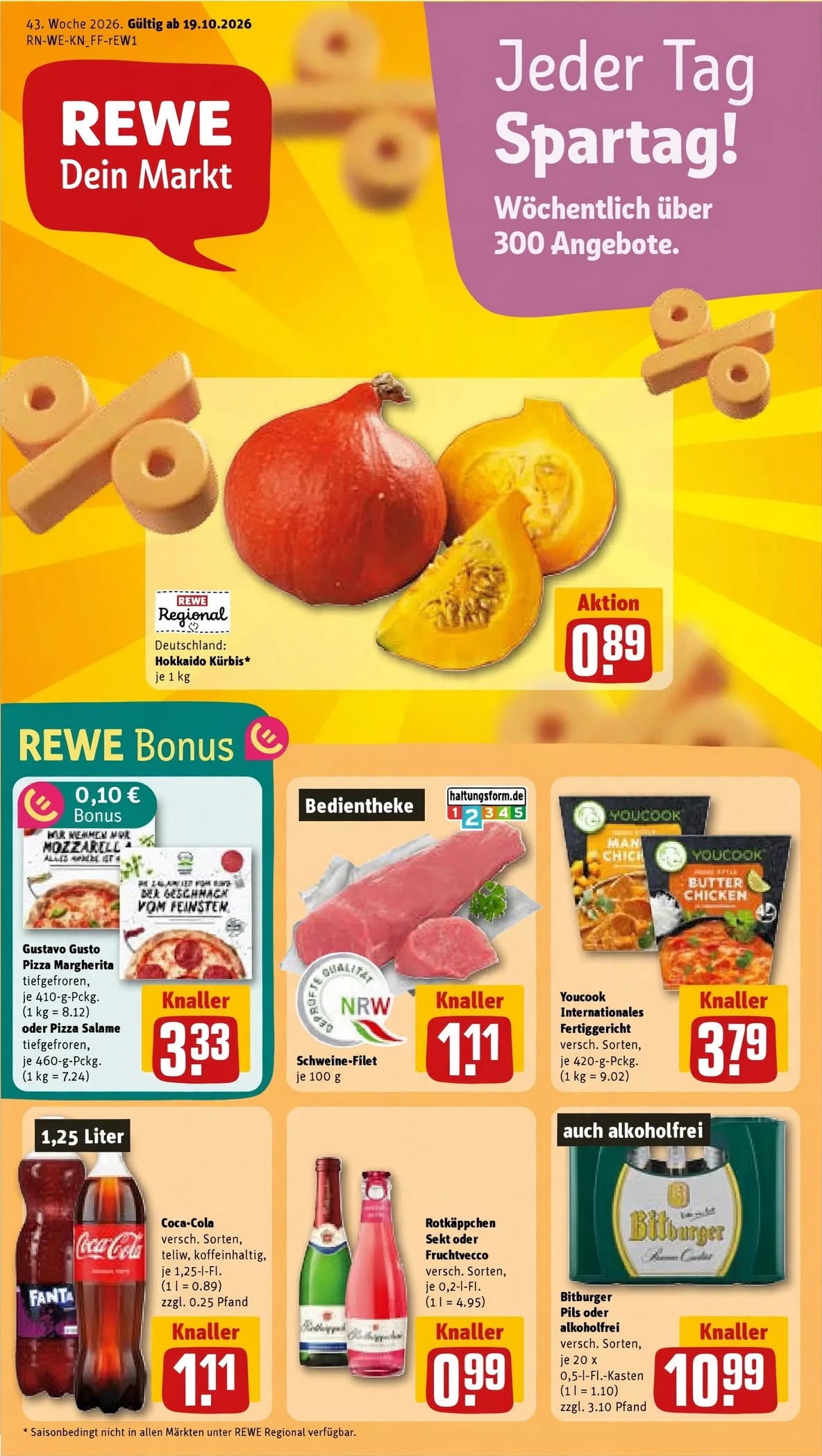 Rewe Petz Prospekt Angebote Ab 19.10.2026 Bis 24.10.2026 Nächste Woche - Bild 1 Ab 19.10.2026