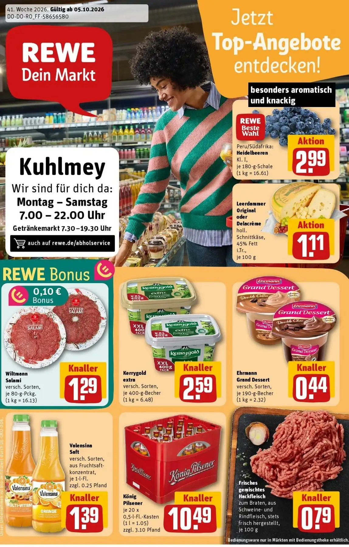 Rewe Prospekt Angebote Ab 12.10.2026 Bis 17.10.2026 Nächste Woche - Bild 1 Rewe Prospekt