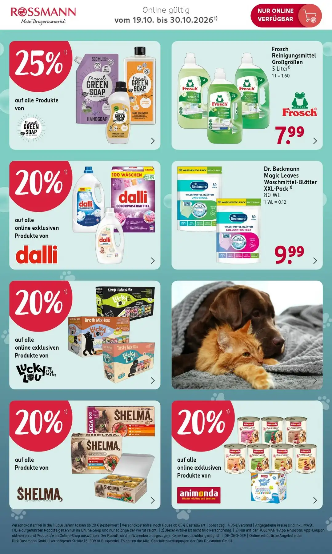 Rossmann Prospekt Angebote Ab 26.10.2026 Bis 31.10.2026 Nächste Woche - Bild 1 Ab 26.10.2026