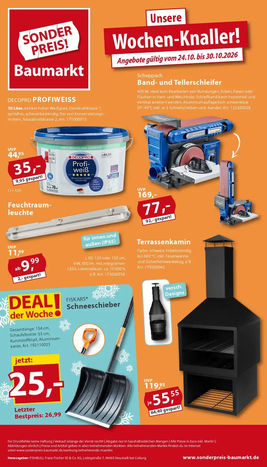 Sonderpreis Baumarkt Prospekt Ab 24.10.2026 Bis 30.10.2026 - Bild 1 Ab 24.10.2026