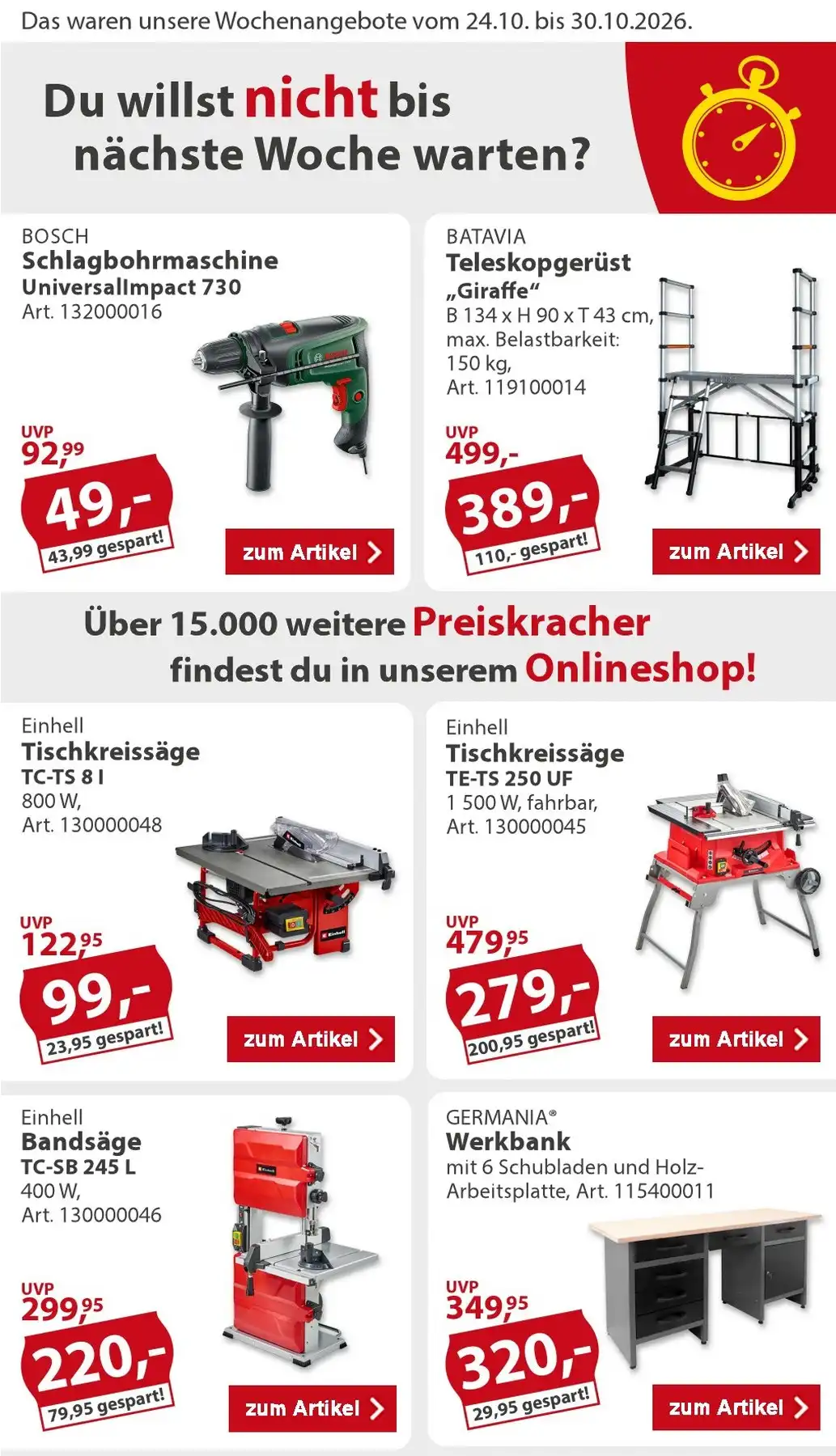 Sonderpreis Baumarkt Prospekt Ab 24.10.2026 Bis 30.10.2026 - Bild 2 Ab 24.10.2026