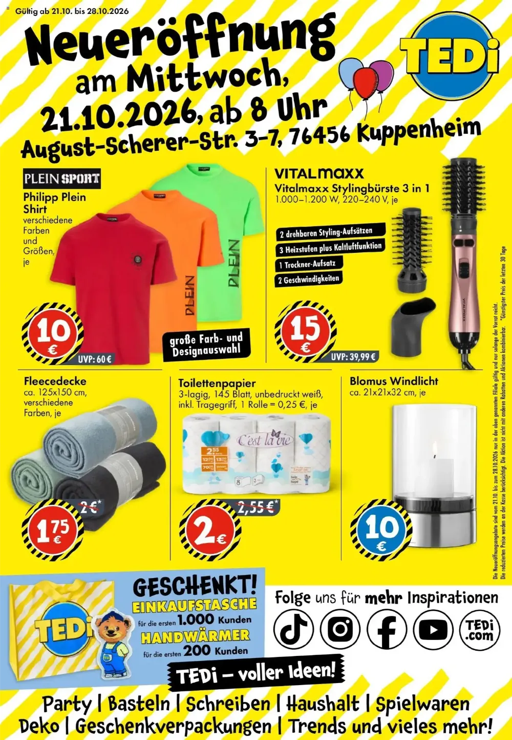 Tedi̇ Prospekt Gültig Vom 21.10.2026 Bis 28.10.2026 - Bild 1 Ab 21.10.2026