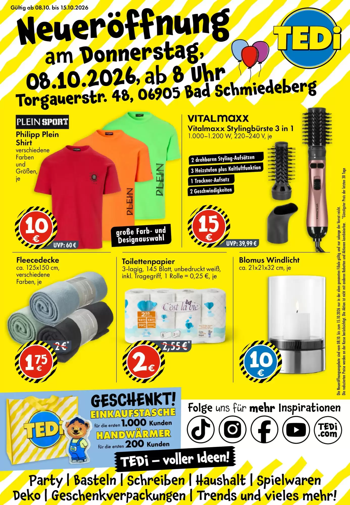 Tedi̇ Prospekt Gültig Vom 08.10.2026 Bis 15.10.2026 - Bild 1 Ab 08.10.2026