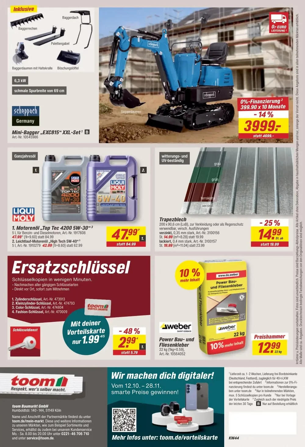 Toom Baumarkt Prospekt Ab 09.11.2026 Bis 14.11.2026 Nächste Woche - Bild 2 Toom Baumarkt