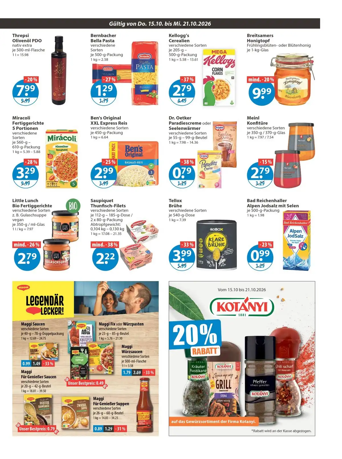 V-Markt Prospekt Ab 15.10.2026 Bis 21.10.2026 - Bild 1 Ab 15.10.2026